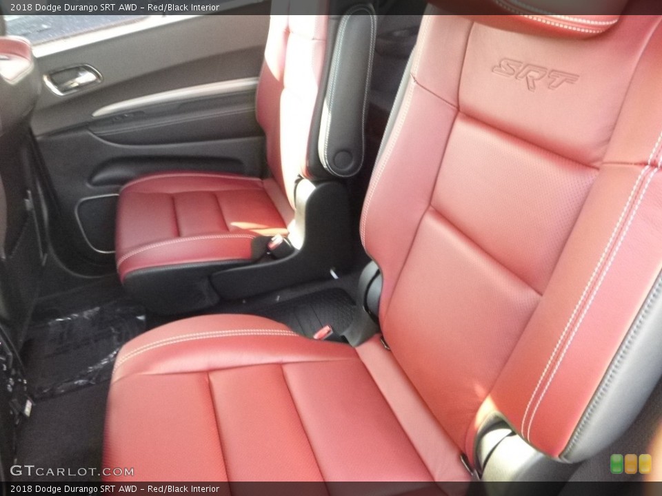 Red/Black Interior Front Seat for the 2018 Dodge Durango SRT AWD #126102782