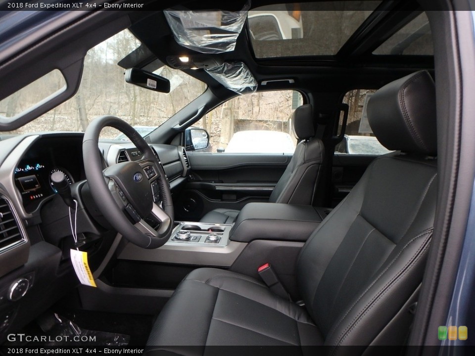 Ebony Interior Photo for the 2018 Ford Expedition XLT 4x4 #126103643