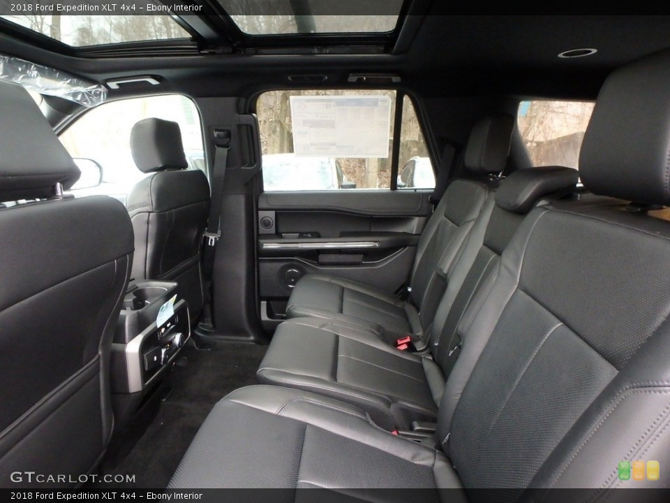 Ebony Interior Rear Seat for the 2018 Ford Expedition XLT 4x4 #126103667