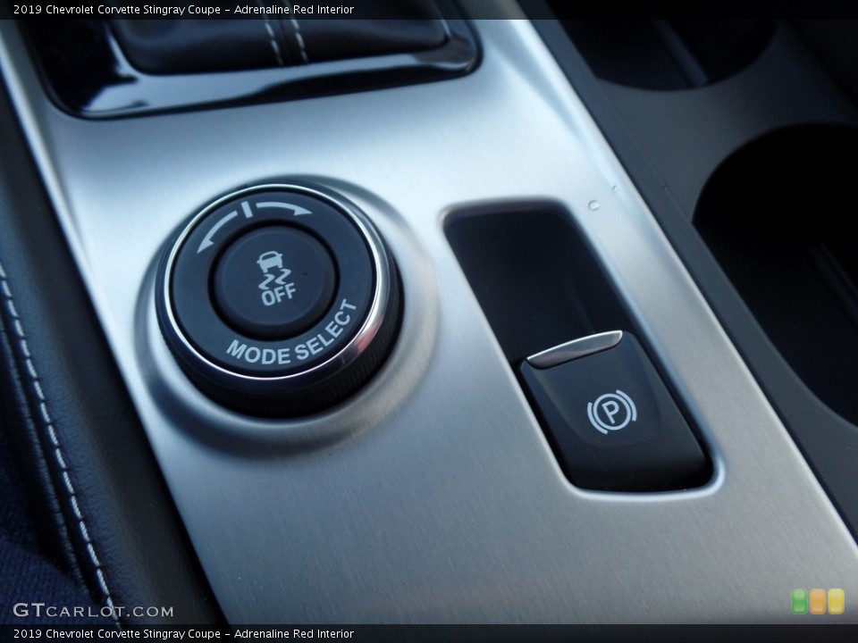 Adrenaline Red Interior Controls for the 2019 Chevrolet Corvette Stingray Coupe #126109421