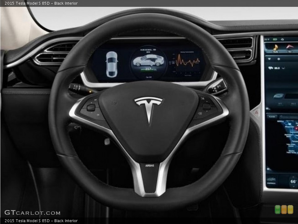 Black Interior Steering Wheel for the 2015 Tesla Model S 85D #126111932
