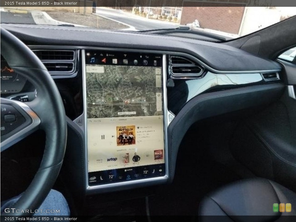 Black Interior Navigation for the 2015 Tesla Model S 85D #126112001