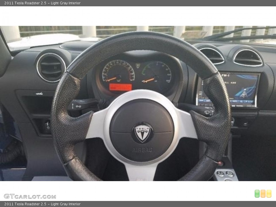 Light Gray Interior Steering Wheel for the 2011 Tesla Roadster 2.5 #126112520