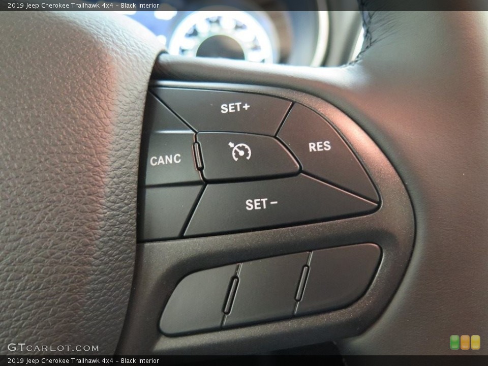 Black Interior Controls for the 2019 Jeep Cherokee Trailhawk 4x4 #126119459