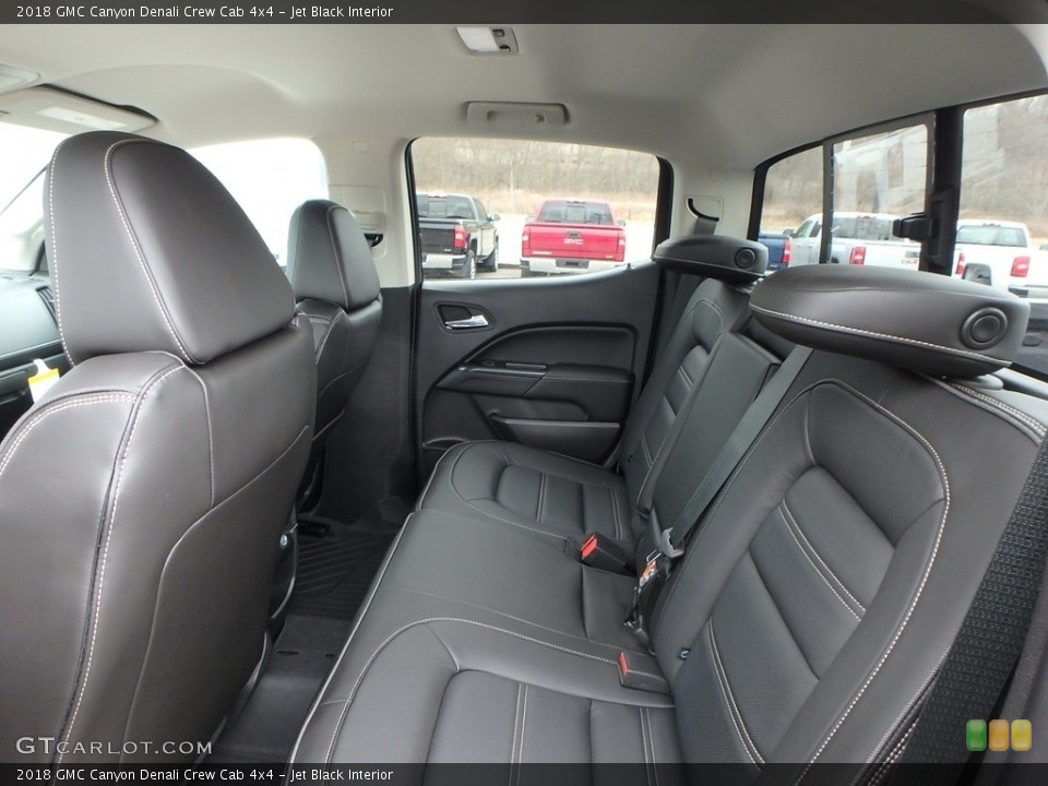 Jet Black Interior Rear Seat for the 2018 GMC Canyon Denali Crew Cab 4x4 #126125645
