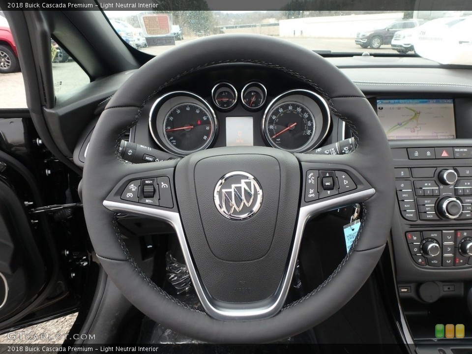 Light Neutral Interior Steering Wheel for the 2018 Buick Cascada Premium #126127595