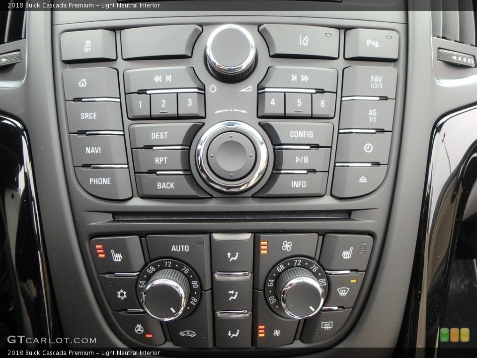 Light Neutral Interior Controls for the 2018 Buick Cascada Premium #126127655