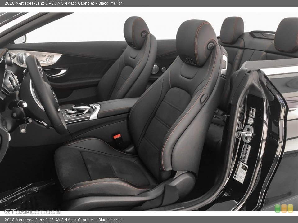 Black Interior Photo for the 2018 Mercedes-Benz C 43 AMG 4Matic Cabriolet #126137843