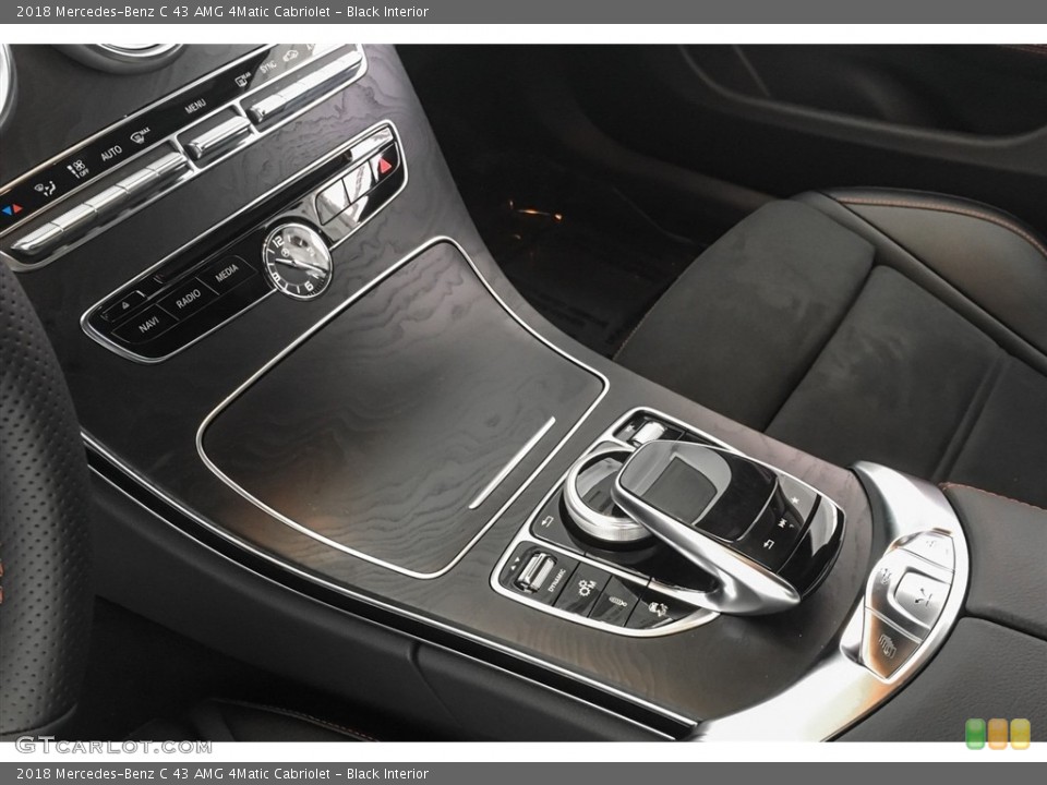 Black Interior Transmission for the 2018 Mercedes-Benz C 43 AMG 4Matic Cabriolet #126138002