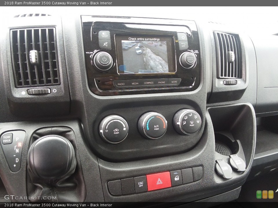 Black Interior Controls for the 2018 Ram ProMaster 3500 Cutaway Moving Van #126145653