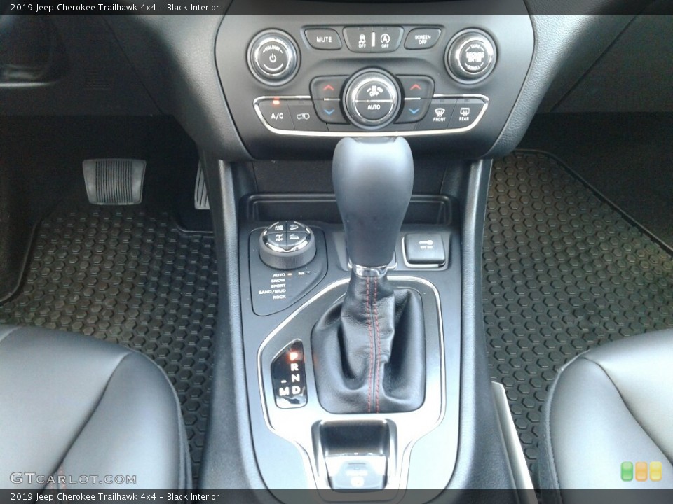 Black Interior Transmission for the 2019 Jeep Cherokee Trailhawk 4x4 #126146703