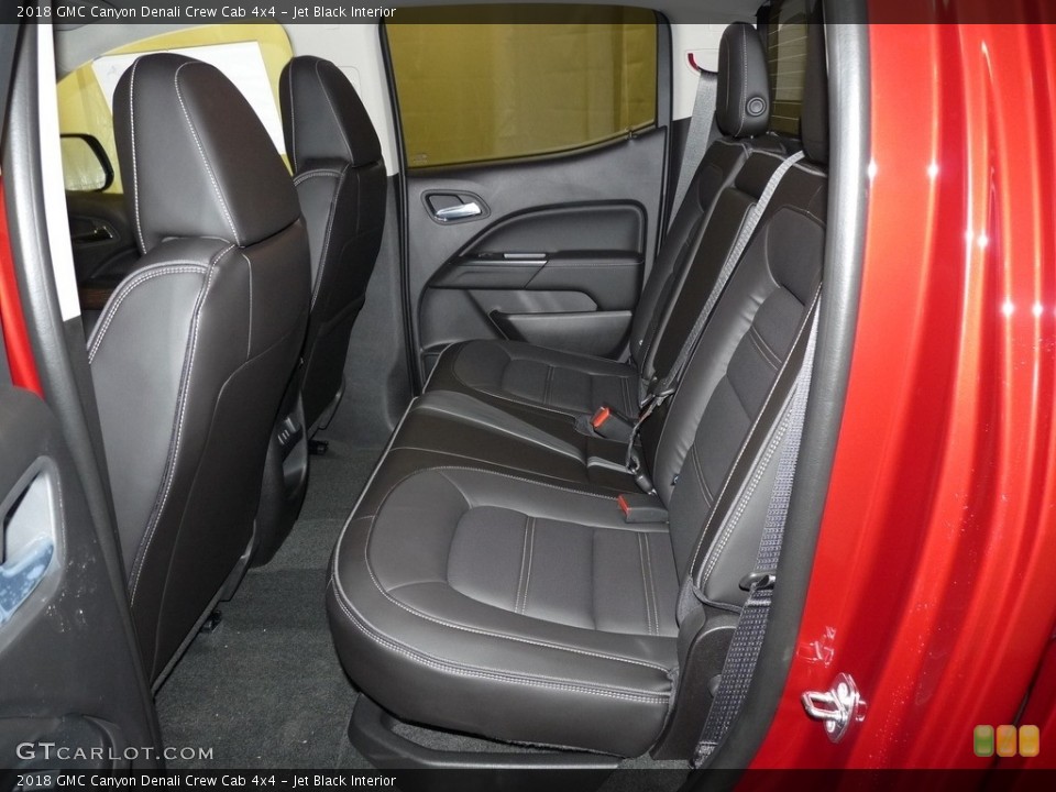 Jet Black Interior Rear Seat for the 2018 GMC Canyon Denali Crew Cab 4x4 #126167574