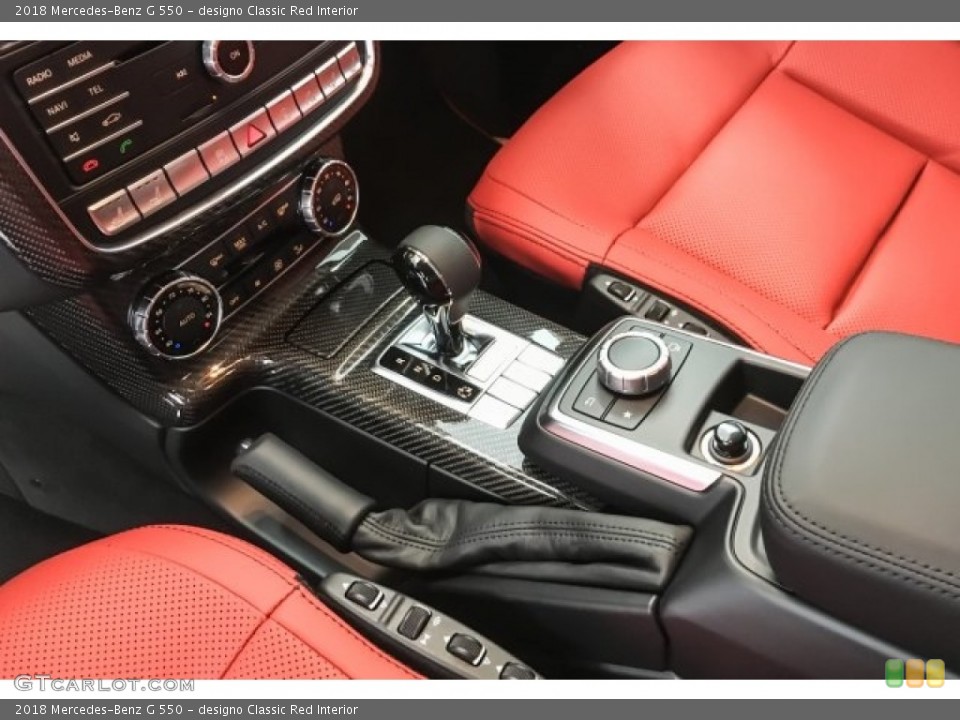 designo Classic Red Interior Transmission for the 2018 Mercedes-Benz G 550 #126167880