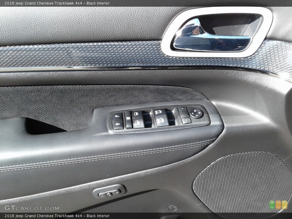 Black Interior Controls for the 2018 Jeep Grand Cherokee Trackhawk 4x4 #126168822