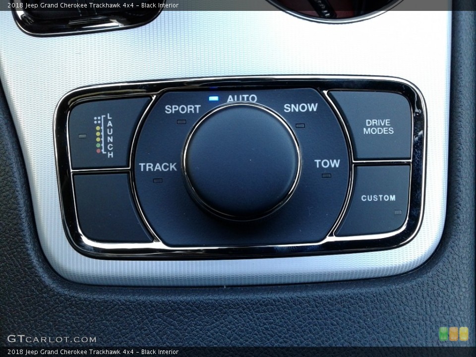 Black Interior Controls for the 2018 Jeep Grand Cherokee Trackhawk 4x4 #126169584
