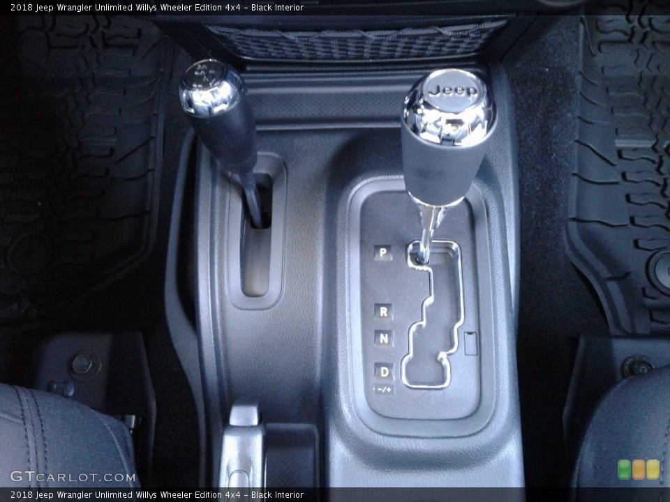 Black Interior Transmission for the 2018 Jeep Wrangler Unlimited Willys Wheeler Edition 4x4 #126170526