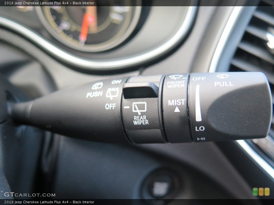Black Interior Controls for the 2019 Jeep Cherokee Latitude Plus 4x4 #126183096