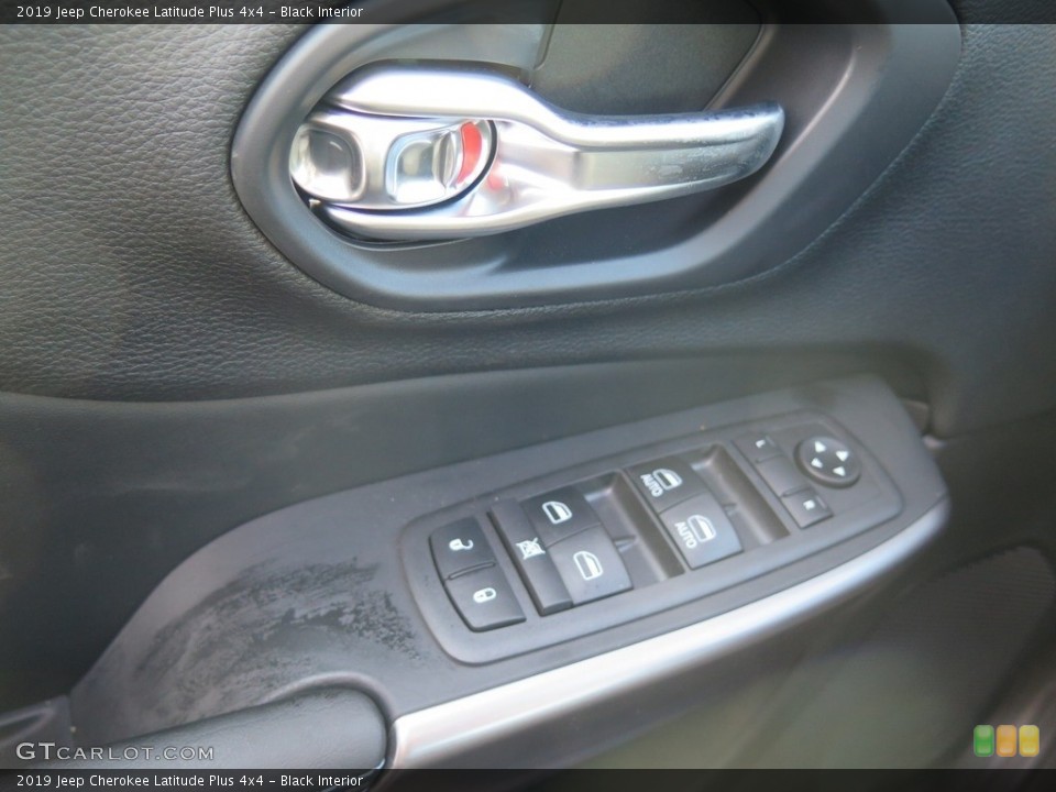 Black Interior Controls for the 2019 Jeep Cherokee Latitude Plus 4x4 #126183099