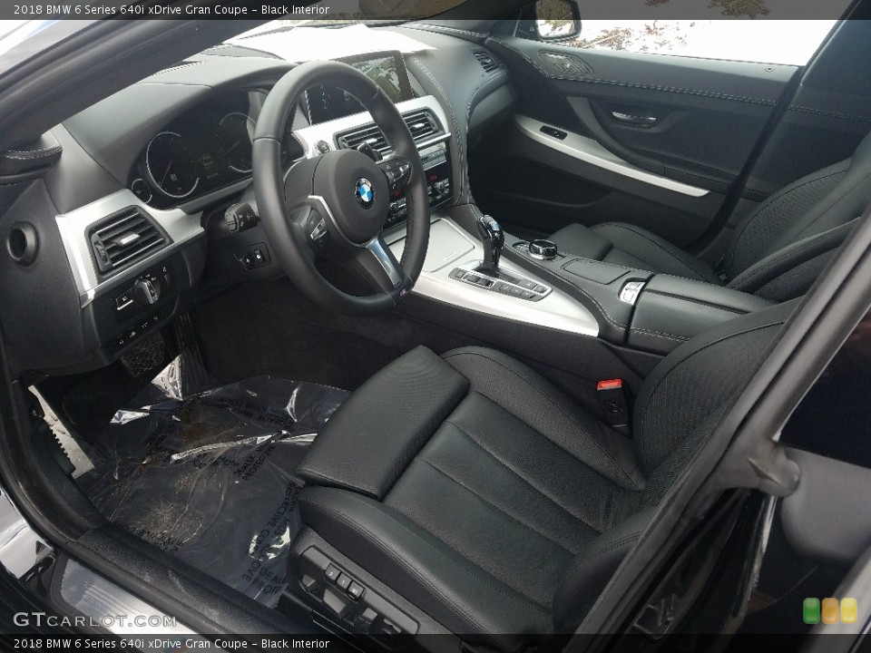 Black 2018 BMW 6 Series Interiors