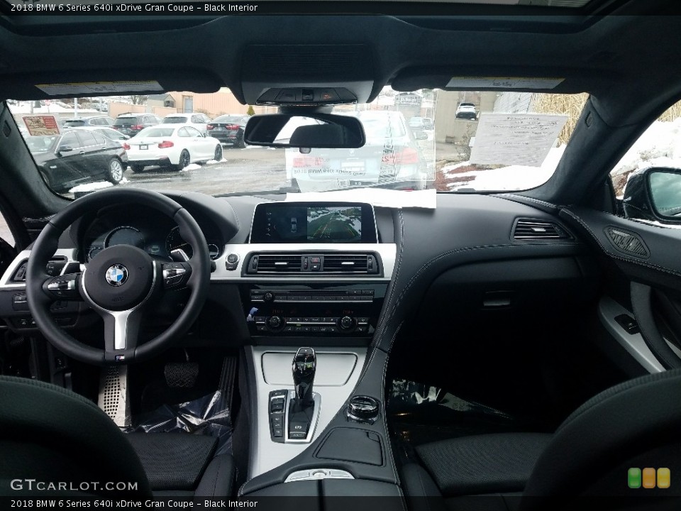 Black Interior Dashboard for the 2018 BMW 6 Series 640i xDrive Gran Coupe #126186626
