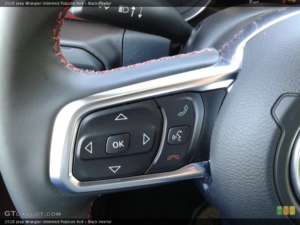 Black Interior Controls for the 2018 Jeep Wrangler Unlimited Rubicon 4x4 #126195335