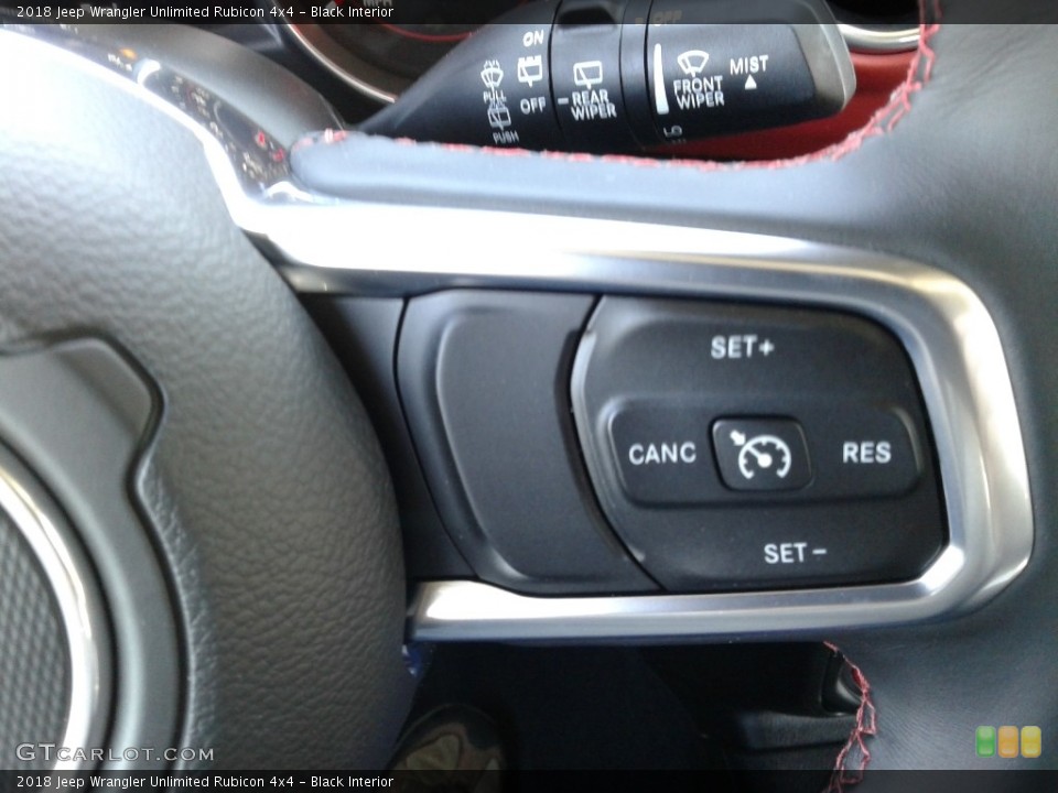 Black Interior Controls for the 2018 Jeep Wrangler Unlimited Rubicon 4x4 #126195365