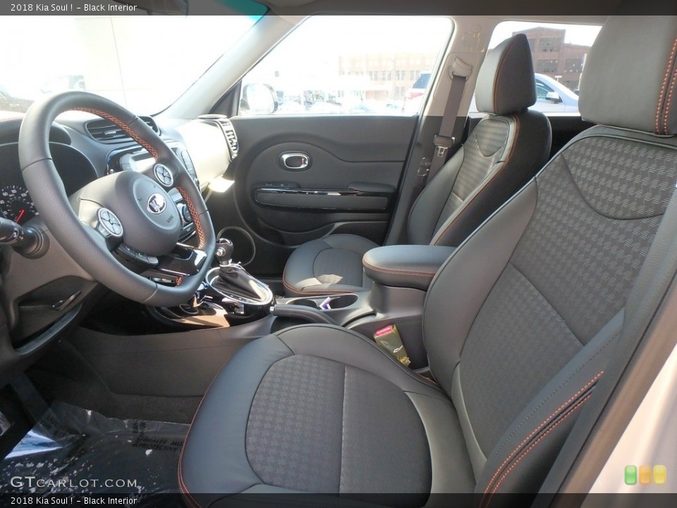 Black Interior Front Seat for the 2018 Kia Soul ! #126196058