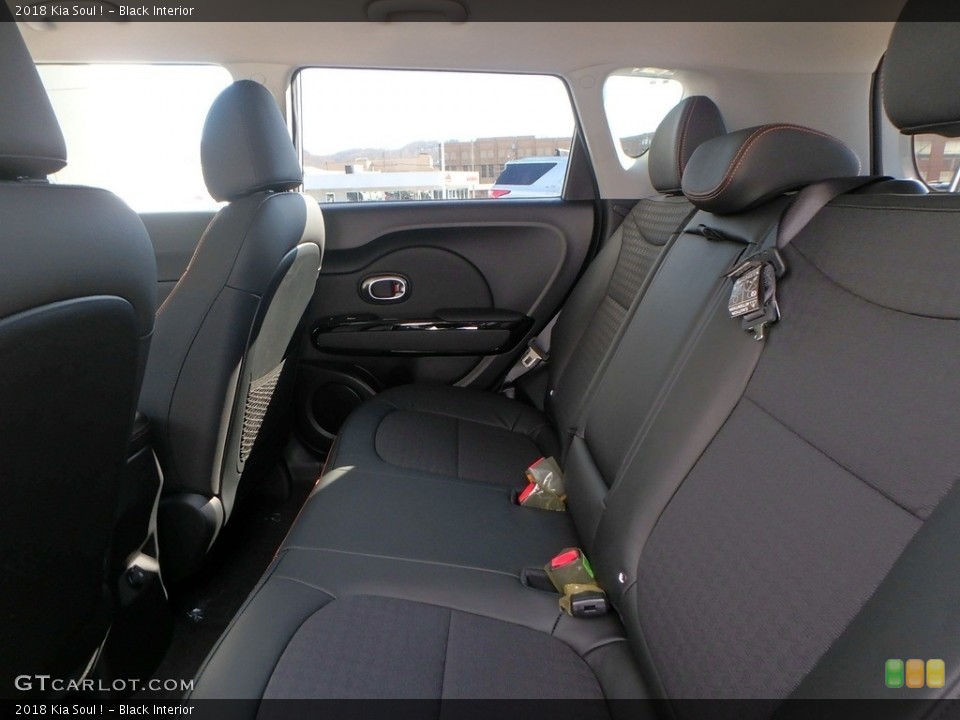 Black Interior Rear Seat for the 2018 Kia Soul ! #126196082