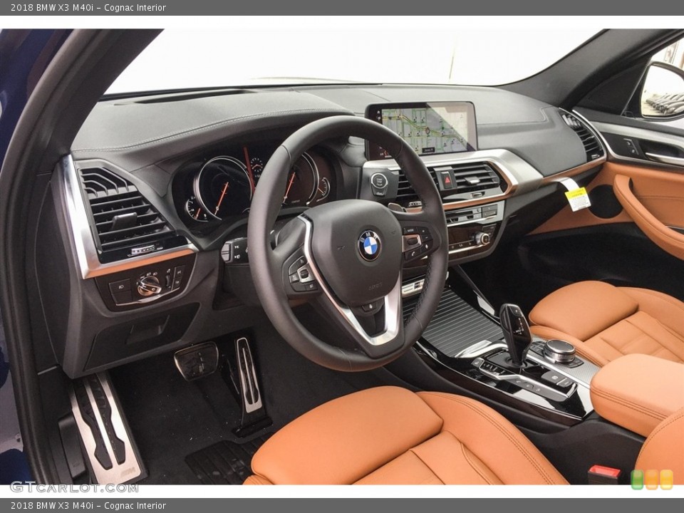 Cognac Interior Front Seat for the 2018 BMW X3 M40i #126199244