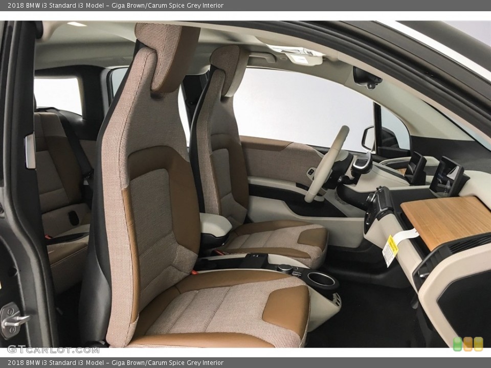 Giga Brown/Carum Spice Grey 2018 BMW i3 Interiors