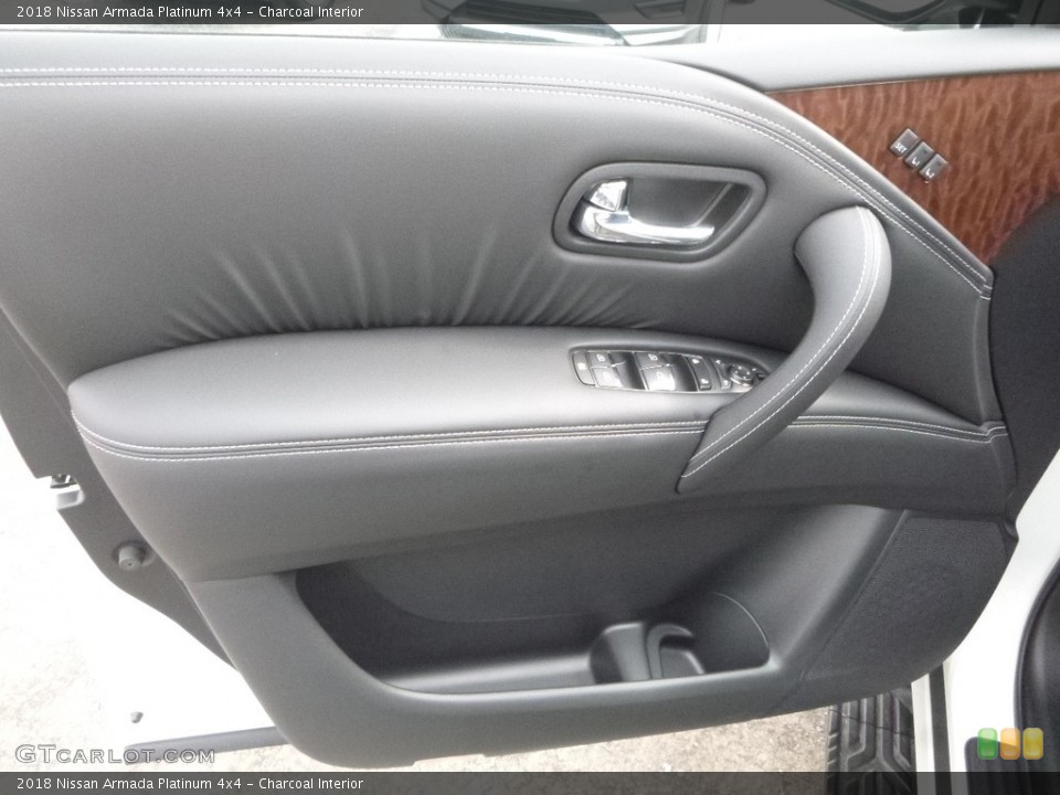 Charcoal Interior Door Panel for the 2018 Nissan Armada Platinum 4x4 #126231039