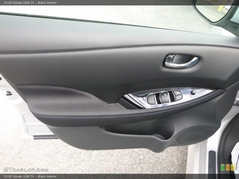 Black Interior Door Panel for the 2018 Nissan LEAF SV #126231163