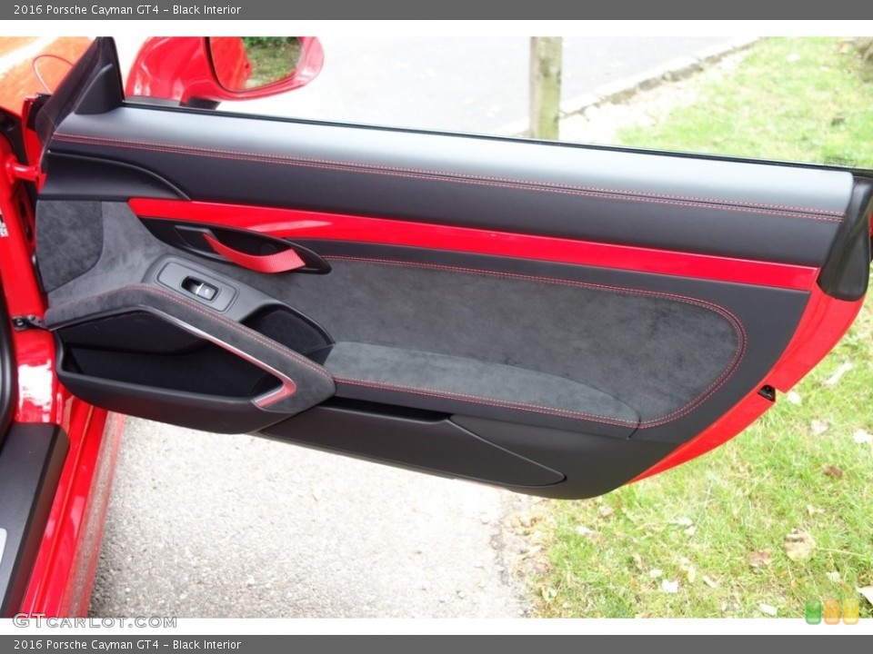 Black Interior Door Panel for the 2016 Porsche Cayman GT4 #126232344