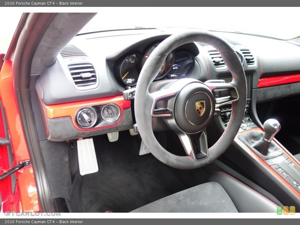 Black Interior Steering Wheel for the 2016 Porsche Cayman GT4 #126232401
