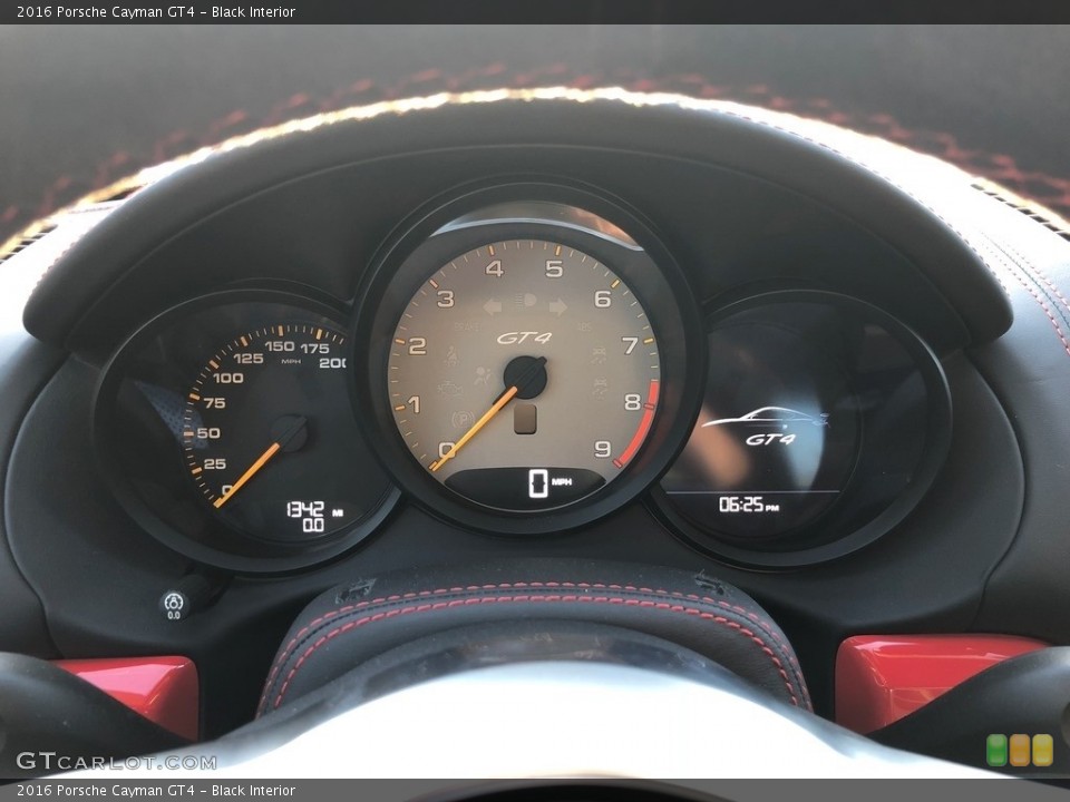Black Interior Gauges for the 2016 Porsche Cayman GT4 #126232461