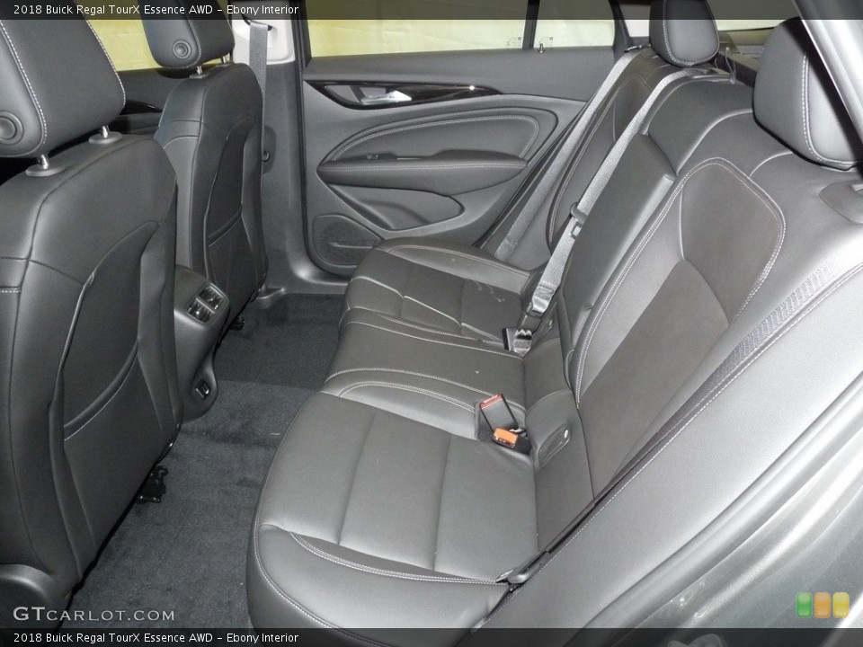 Ebony Interior Rear Seat for the 2018 Buick Regal TourX Essence AWD #126236733