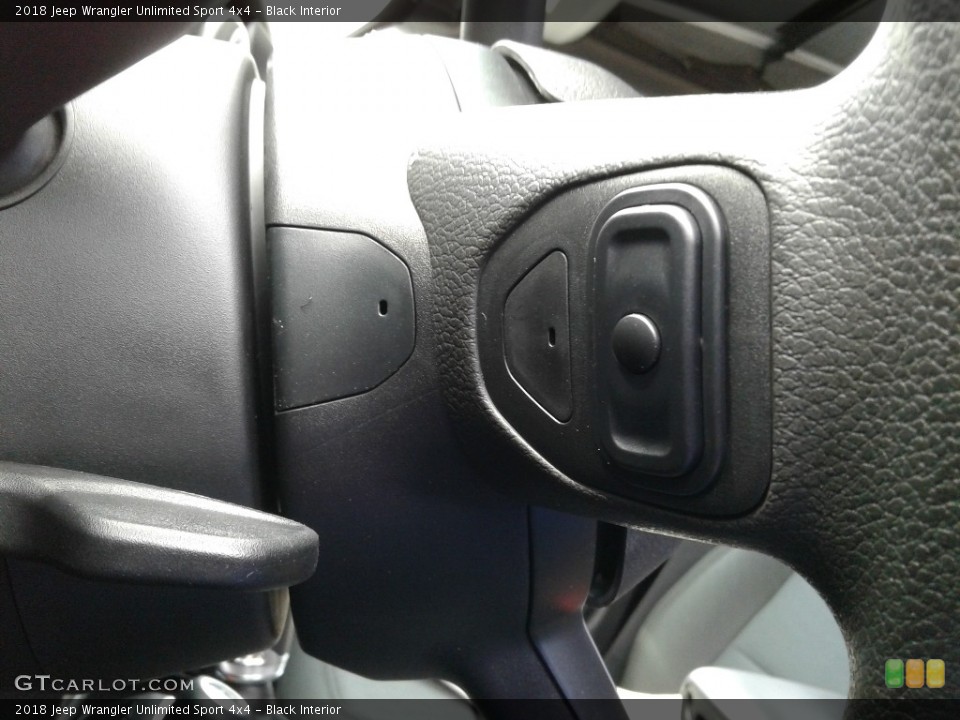 Black Interior Controls for the 2018 Jeep Wrangler Unlimited Sport 4x4 #126239358