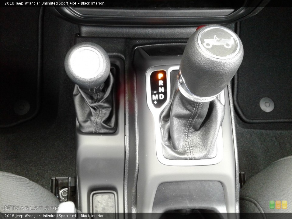 Black Interior Transmission for the 2018 Jeep Wrangler Unlimited Sport 4x4 #126239538
