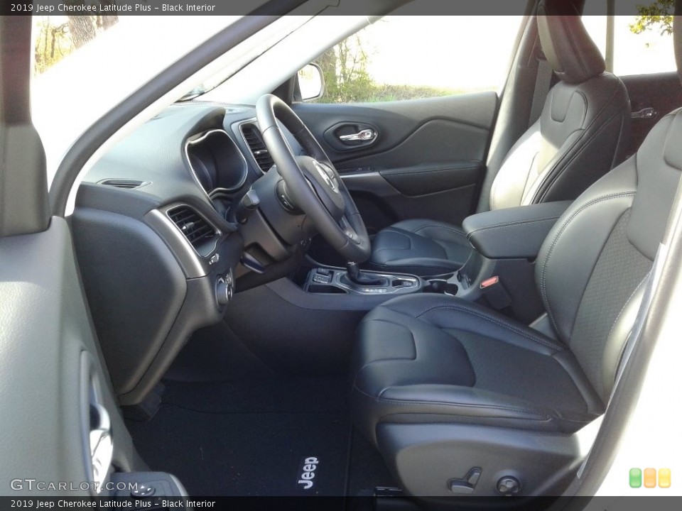 Black Interior Front Seat for the 2019 Jeep Cherokee Latitude Plus #126240021