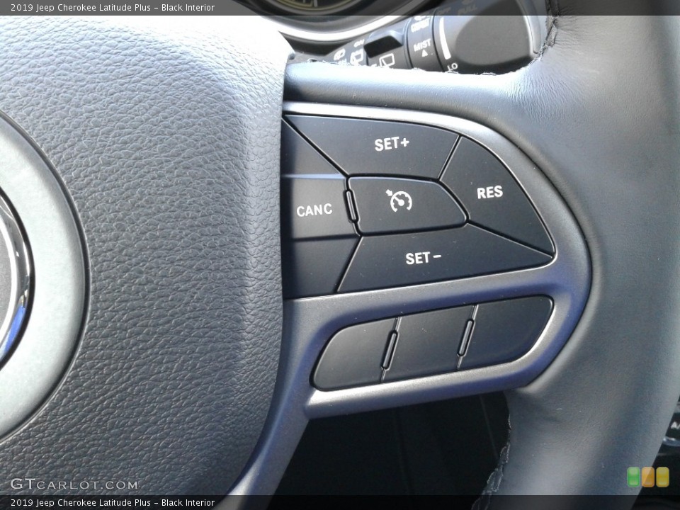 Black Interior Controls for the 2019 Jeep Cherokee Latitude Plus #126240198