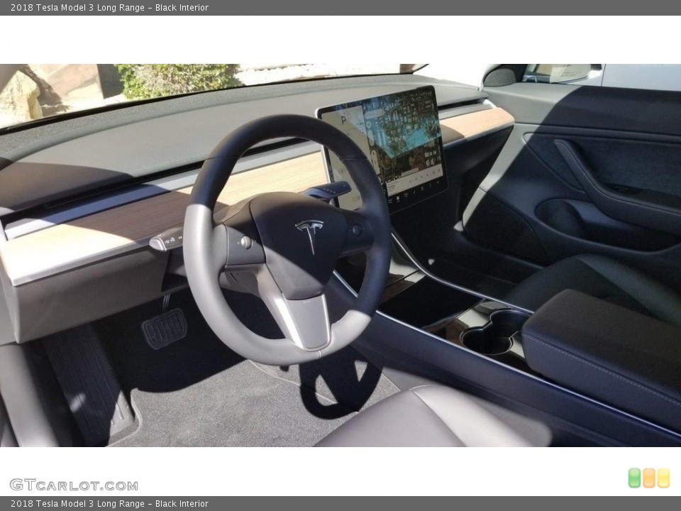 Black Interior Front Seat for the 2018 Tesla Model 3 Long Range #126242715