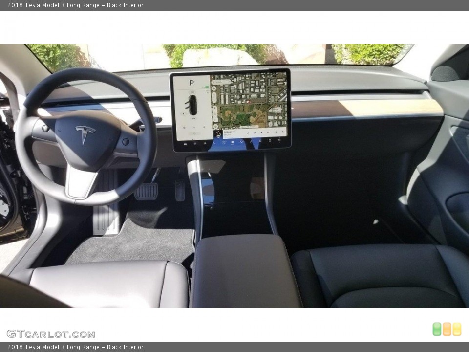 Black Interior Dashboard for the 2018 Tesla Model 3 Long Range #126242727