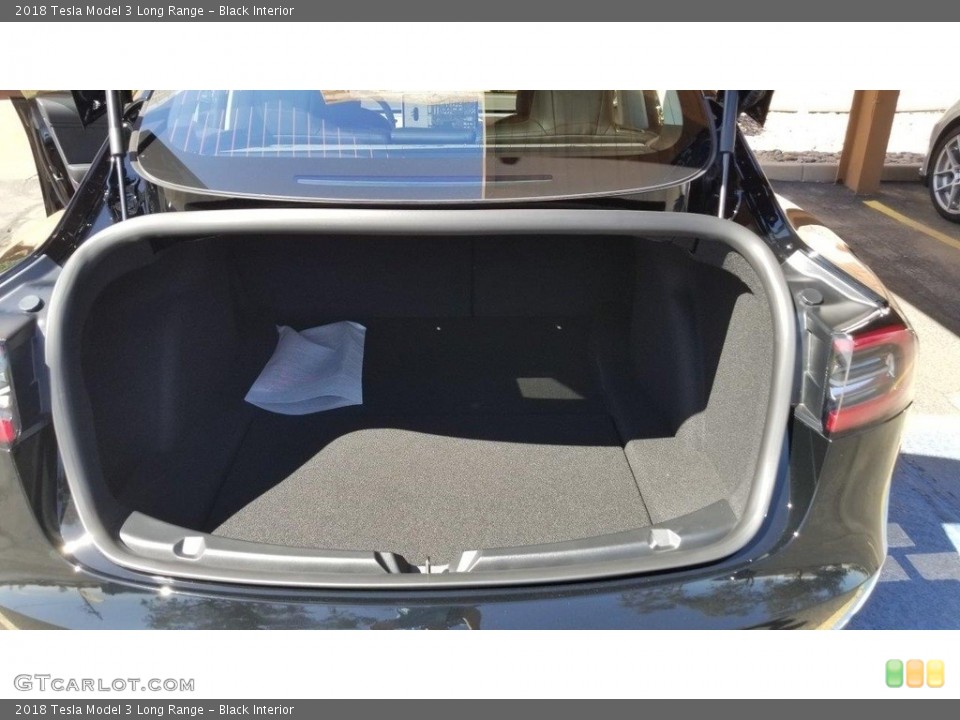 Black Interior Trunk for the 2018 Tesla Model 3 Long Range #126242883