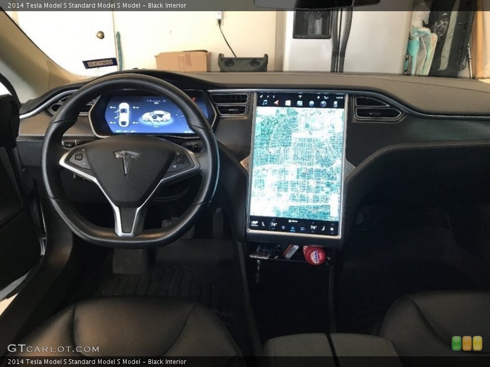 Black Interior Dashboard for the 2014 Tesla Model S  #126250684