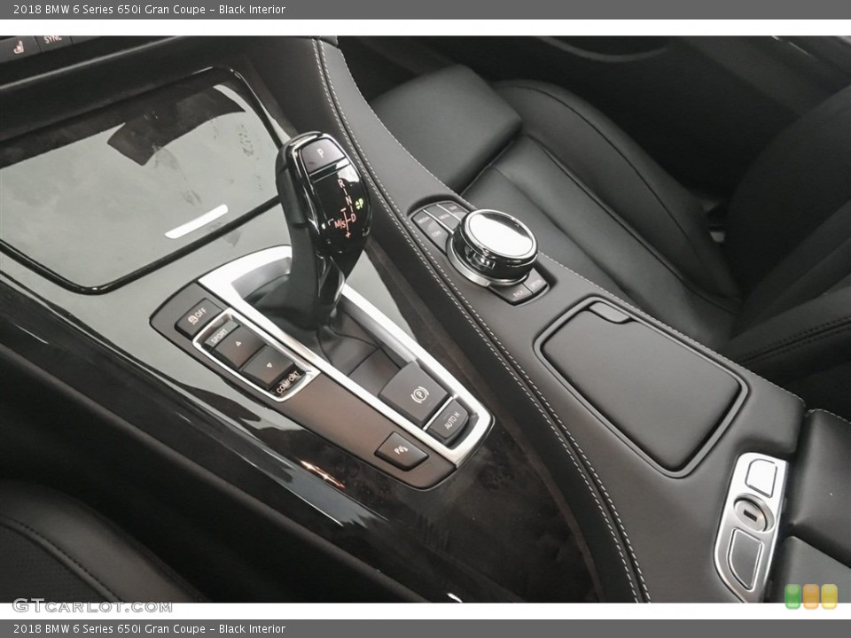 Black Interior Transmission for the 2018 BMW 6 Series 650i Gran Coupe #126253549