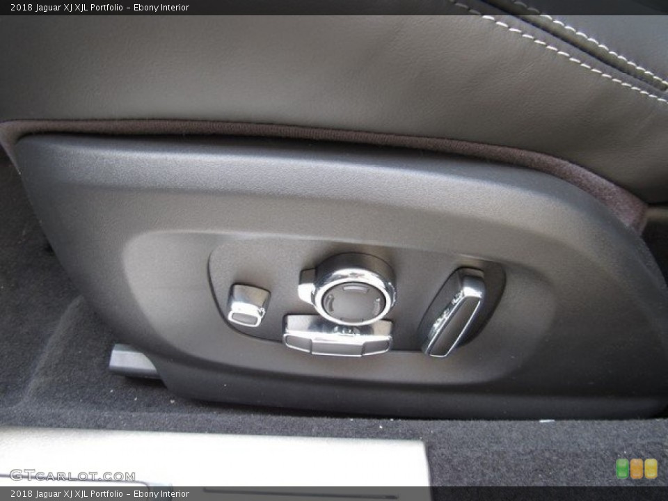 Ebony Interior Controls for the 2018 Jaguar XJ XJL Portfolio #126255877