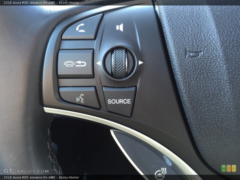 Ebony Interior Controls for the 2018 Acura MDX Advance SH-AWD #126255922