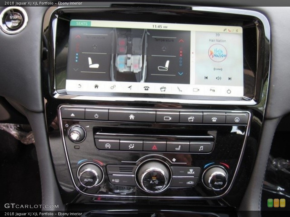 Ebony Interior Controls for the 2018 Jaguar XJ XJL Portfolio #126256021