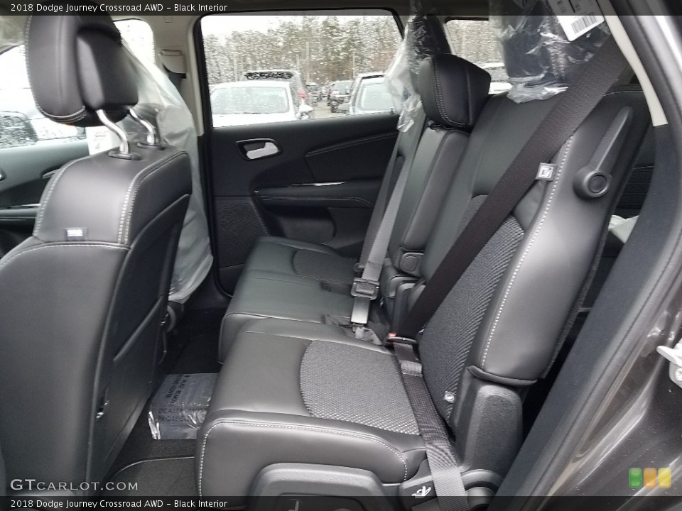 Black Interior Rear Seat for the 2018 Dodge Journey Crossroad AWD #126261835
