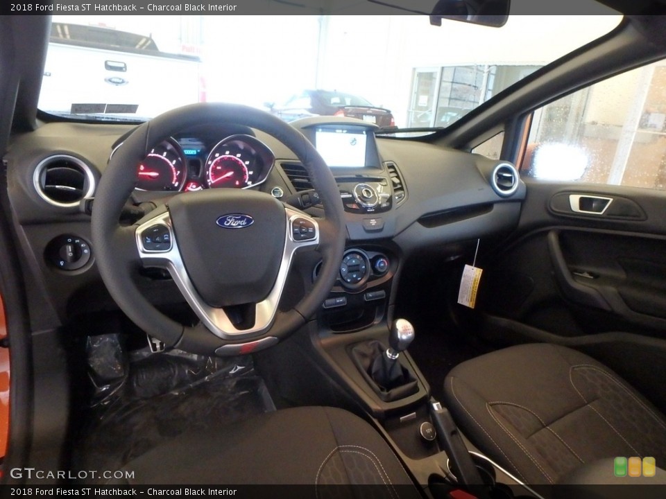 Charcoal Black Interior Photo for the 2018 Ford Fiesta ST Hatchback #126266599